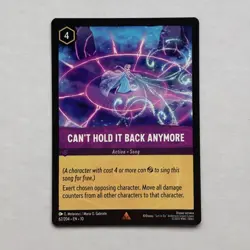 Can't Hold It Back Anymore 62/204 Disney Lorcana Whispers in the Well Rare NM - Image 1