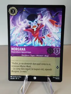 Carte LORCANA FR - Chapitre 11 40/204 Morgana - ✨FOIL✨Neuf - Image 1