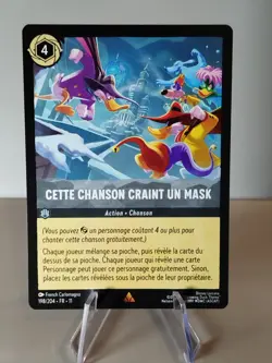 LORCANA FR - Chapitre 11 198/204 Cette chanson craint un mask - Rare Neuf - Image 1