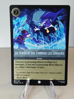 Carte LORCANA FR - Chapitre 11 197/204 La Terreur qui corrige les - ✨FOIL✨Neuf - Image 1