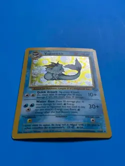 Vaporeon 12/64 - Pokemon TCG - Jungle Unlimited Holo Rare Card WOTC - MP/HP - Image 2