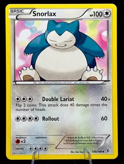 SNORLAX 109/149 LP Non Holo Rare SWSH Pokemon Card! - Image 1