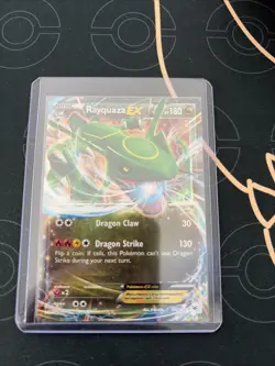 Pokemon TCG Rayquaza EX Roaring Skies Holo Ultra Rare Card 60/108 - Image 1