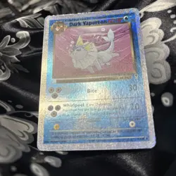 Dark Vaporeon 9/110 Legendary Collection 2002 Reverse Holo Pokemon Card TCG - Image 2