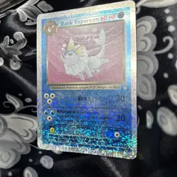 Dark Vaporeon 9/110 Legendary Collection 2002 Reverse Holo Pokemon Card TCG - Image 3