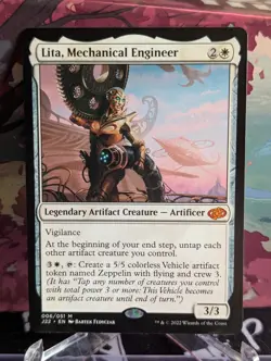 [NM] Lita, Mechanical Engineer | MTG J22 Jumpstart 2022 | Pack Fresh - Image 1