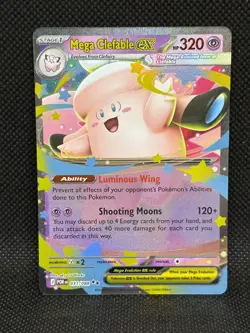 Pokemon TCG MEGA CLEFABLE EX 031/088 Perfect Order Double Rare - Image 1