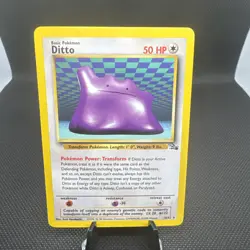 Ditto 18/62 Pokemon Fossil 1999 - Image 1