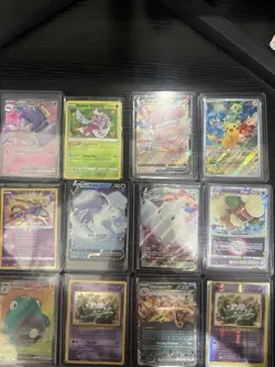 Pokemon TCG EX V Radiant Holo Foil Full Art Card Lot 12 Pikachu Zacian Tinkaton - Image 1