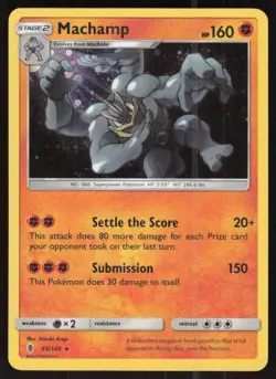 Machamp 65/145 Holo Holo Rare Guardians Rising Pokemon Holo Lightly Played - Image 1