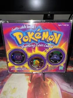 Hasbro 1999 Pokemon Battling Coin Game Set of 3 Haunter, Drowzee, Muk - Image 1