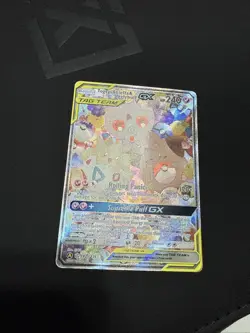 Togepi & Cleffa & Igglybuff GX Ultra Rare Full Art TAG TEAM Pokemon Card 143A - Image 1