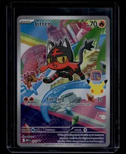 Pokemon TCG Litten 044 Mega Evolution Promo NM A - Image 1