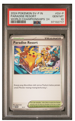 POKEMON PARADISE RESORT WORLD CHAMPIONSHIPS 2024 150 SV-P IN INDONESIAN PSA 10 - Image 1