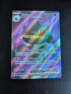 Pokemon TCG Banette EX Holo Card 229/198 Scarlet & Violet Base Set Ultra Rare - Image 1