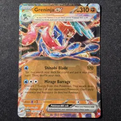 Pokemon TCG- Greninja ex - 106/167 - SV06: Twilight Masquerade (TWM) Double Rare - Image 1