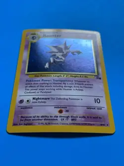 Haunter 6/62 Fossil Unlimited Holo Rare Pokemon TCG LP- - Image 2