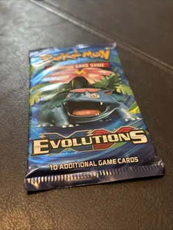 Pokemon XY Evolutions Booster Pack Factory Sealed Venusaur Art - Image 5