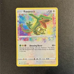 Pokemon Rayquaza Amazing Rare 138/185 Vivid Voltage Holo Rare NM - Image 1