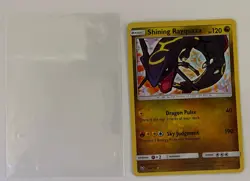 Pokemon TCG Shining Rayquaza Shining Legends Shiny Holo Rare 56/73 HP120 Eng - Image 3