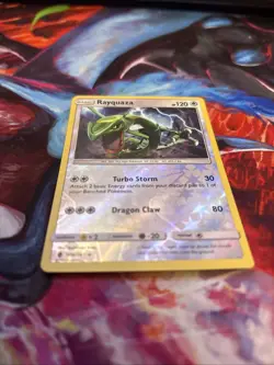 Pokemon TCG: Rayquaza #106/145 SM Guardians Rising Reverse Holo Rare - Image 1
