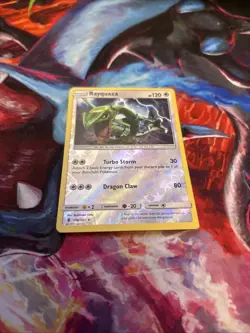 Pokemon TCG: Rayquaza #106/145 SM Guardians Rising Reverse Holo Rare - Image 2