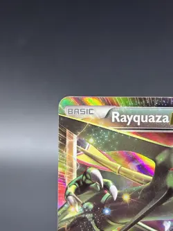 Pokemon TCG Rayquaza EX 85/124 Ultra Rare Holo Dragons Exalted 170 HP Eng 2012 - Image 3