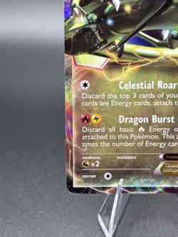Pokemon TCG Rayquaza EX 85/124 Ultra Rare Holo Dragons Exalted 170 HP Eng 2012 - Image 4