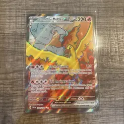 Pokemon TCG S&V Destined Rivals Set: Team Rocket's Moltres EX 208/182 - Image 1