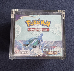 Pokemon Sword & Shield: Chilling Reign Booster Box In Acrylic Case - Image 1