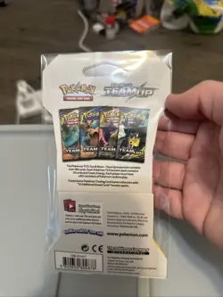 Pokemon Sun & Moon Team Up Blister Pack Gengar Mimikyu Booster Pack Sealed - Image 2