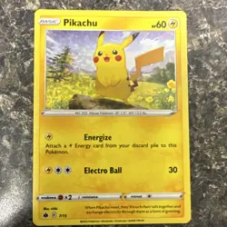 Pokemon Pikachu McDonald's 2022 Promo Holo Basic 007/015 60 HP English - Image 1
