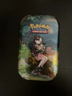 EMPTY Marnie Morpeko Pokemon Crown Zenith Mini Tin - Image 1