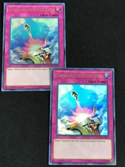 YUGIOH COMPULSORY EVACUATION DEVICE DUOV-EN097 1ST ULTRA X2 NM - Image 1