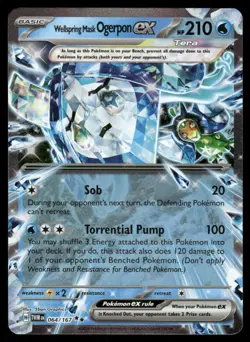 Pokemon Cards Wellspring Mask Ogerpon ex 064/167 Twilight Masquerade NM *2 - Image 1