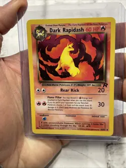 Pokemon Dark Rapidash Team Rocket Uncommon Wizards Card 44/82 NM Near Mint WOTC - Image 1
