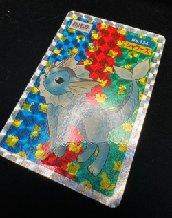 Pokemon Topsun prism Holo Card Vaporeon Top Error No.134 Japanese - Image 5