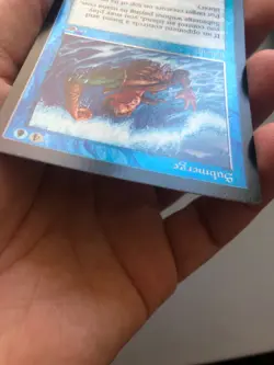 Mtg Carte Magic Nemesis Submerge English FOIL LP/MP w/pressure marks - Image 4