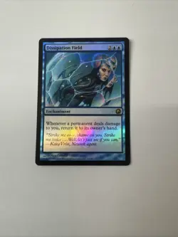 1 x Dissipation Field Scars of Mirrodin (SOM) FOIL LP MTG Magic the Gathering - Image 1