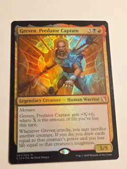 Greven, Predator Captain FOIL X1 C19 MTG Commander 2019 - Image 1