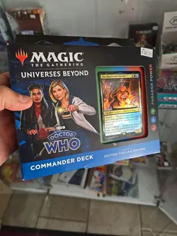 Magic The Gathering Universes Beyond Doctor Who Commander Deck NEW & SEALED!!! - Image 1
