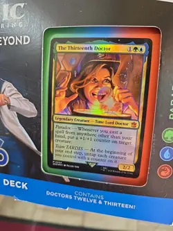 Magic The Gathering Universes Beyond Doctor Who Commander Deck NEW & SEALED!!! - Image 2