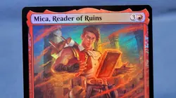 Mica, Reader of Ruins #124 (Foil) (NM) Secrets of Strixhaven SOS Magic MTG - Image 2