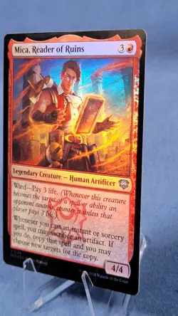 Mica, Reader of Ruins #124 (Foil) (NM) Secrets of Strixhaven SOS Magic MTG - Image 4