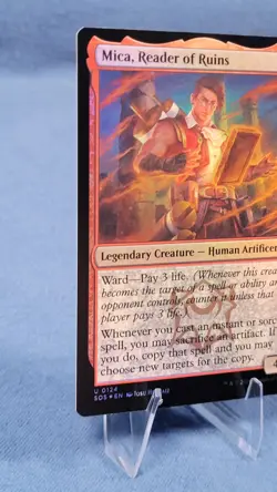 Mica, Reader of Ruins #124 (Foil) (NM) Secrets of Strixhaven SOS Magic MTG - Image 5