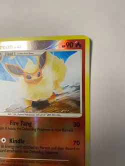 Flareon Majestic Dawn Reverse Holo Rare 19/100 HP Pokemon - Image 2