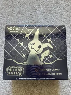 Pokemon Scarlet & Violet Paldean Fates PC ETB Sealed Read Description - Image 1