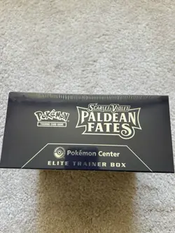 Pokemon Scarlet & Violet Paldean Fates PC ETB Sealed Read Description - Image 3