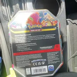 Pokemon Mega Charizard X Metal Tin Pokemon TCG Mega Charizard Tin Storage Case - Image 2