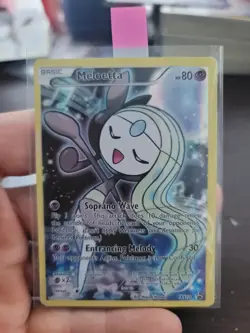 Pokemon Meloetta XY120 Holo Promo Rare NM Near Mint XY Black Star - Image 3